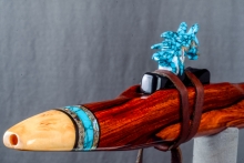 Cocobolo Native American Flute, Minor, Mid G-4, #N28H